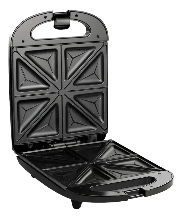 IRM Maquina Sandwichera 1000w Placas Antiadherentes Triangular Tostadora Sandwich