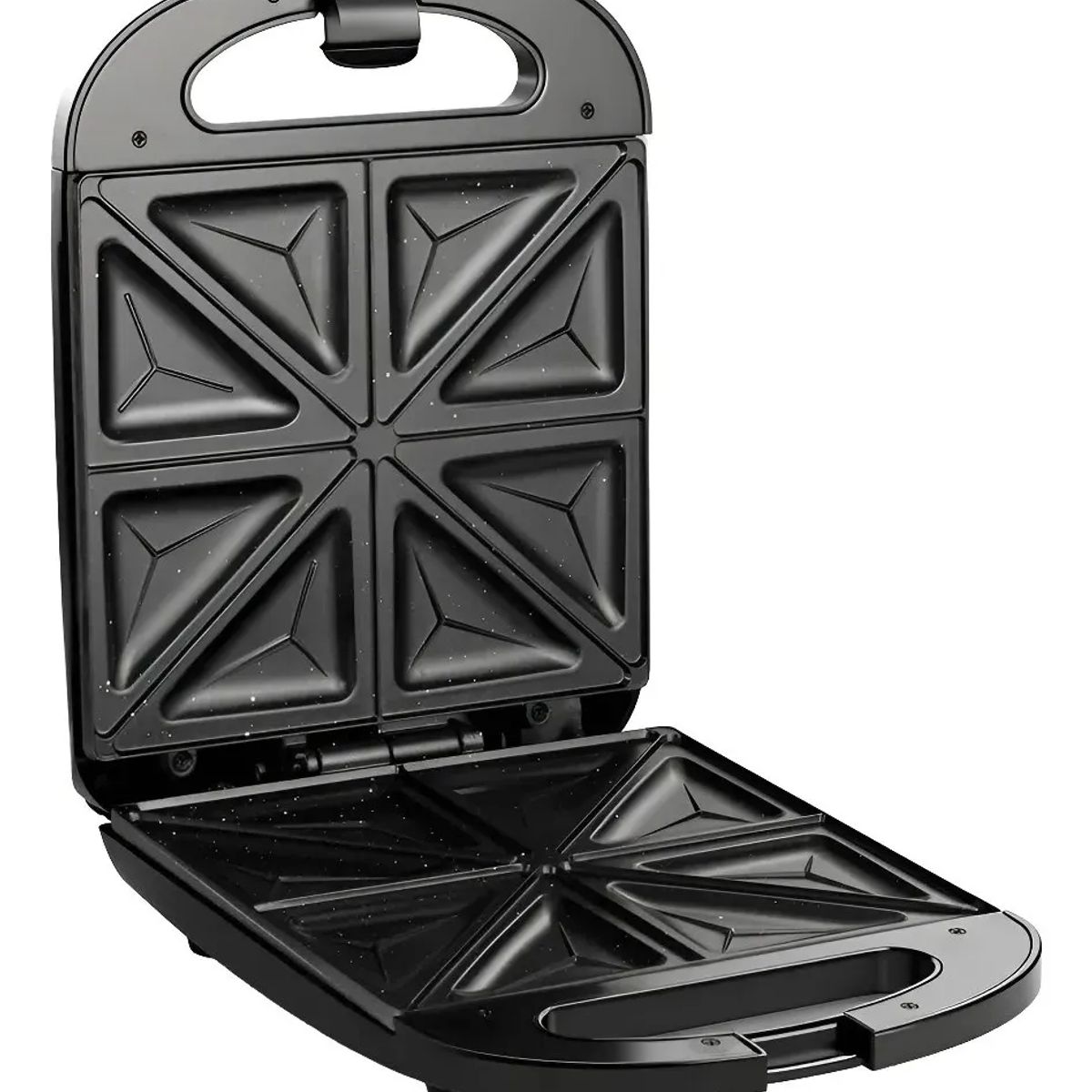 IRM - Maquina Sandwichera 1000w Placas Antiadherentes Triangular Tostadora Sandwich
