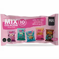 PURI SNACKS - Mix Snakcs Colaciones Dulces X10 Unidades Puri Sin Glutenll