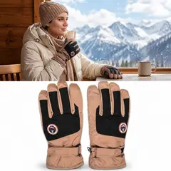 DEFENSOR FOREVER - Guantes Térmicos Nieve Invierno Mujer Impermeables Touch