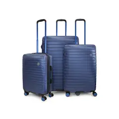 PENGUIN - Set 3 Maletas Cabina Mediana Grande Milan azul