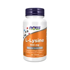 NOW - L-Lysine 500 mg 100 tabs - Foods