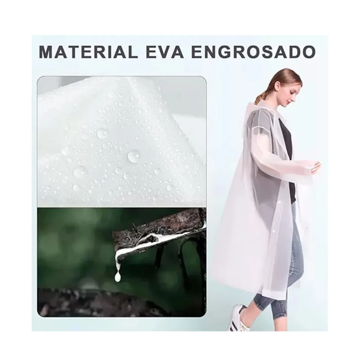 BEN BETESH - Capa Poncho Impermeable Para Exteriores