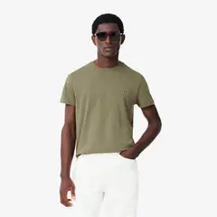 LACOSTE - Polera Hombre De Algodón Pima Verde
