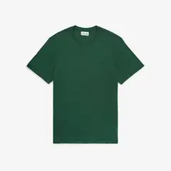 LACOSTE - Polera Hombre De Interlock De Algodón Verde
