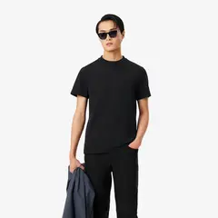 LACOSTE - Polera Hombre De Piqué Logo Jacquard Commuter Negro