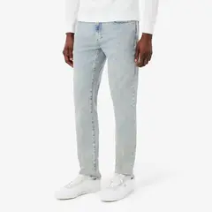 LACOSTE - Jeans Hombre Ajustado De 5 Bolsillos Celeste