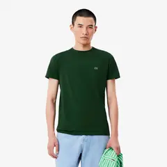 LACOSTE - Polera Hombre De Algodón Pima Verde