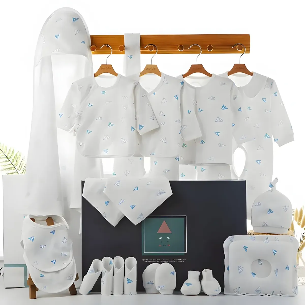 BABYMINE - Ajuar Set Recién Nacido 22 Piezas Algodón 100% - BABYMINE