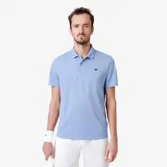 LACOSTE - Polera Hombre Tennis X Daniil Medvedev Celeste