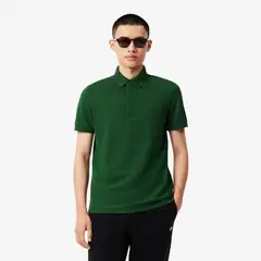 LACOSTE - Polera Hombre Regular Paris De Piqué Elástico Verde