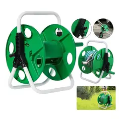 GENERICO - Carrete De Plástico para Jardin organizador para Manguera Carro Porta Manguera