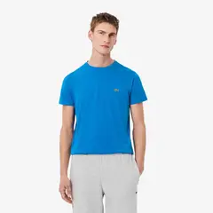 LACOSTE - Polera Hombre De Algodón Pima Azul