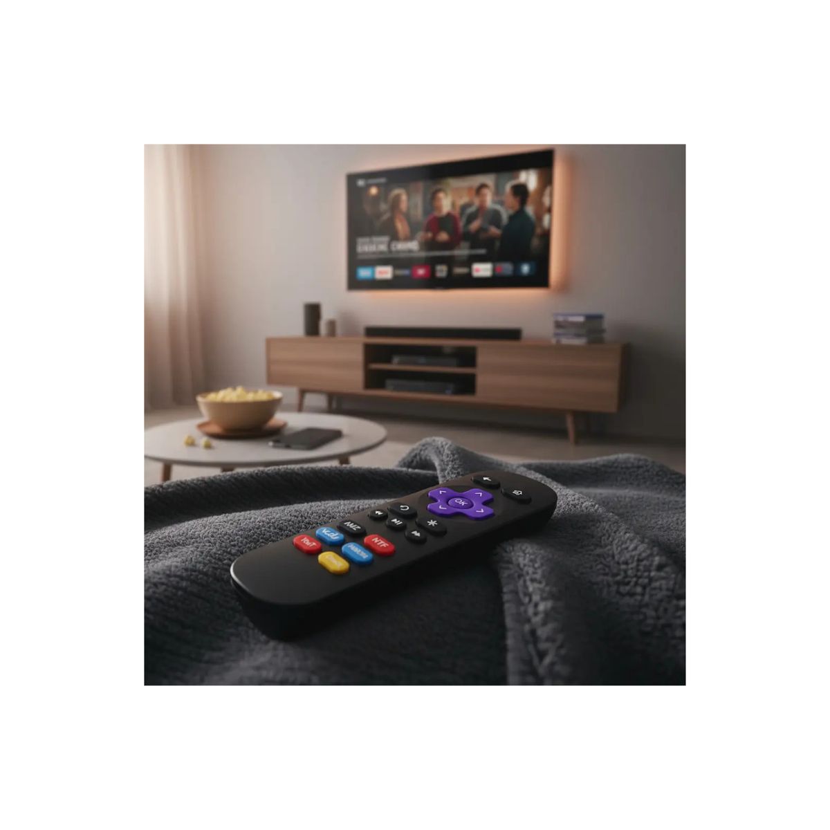GENERICO - Control Remoto Universal Directo Para Roku Express Y Premiere
