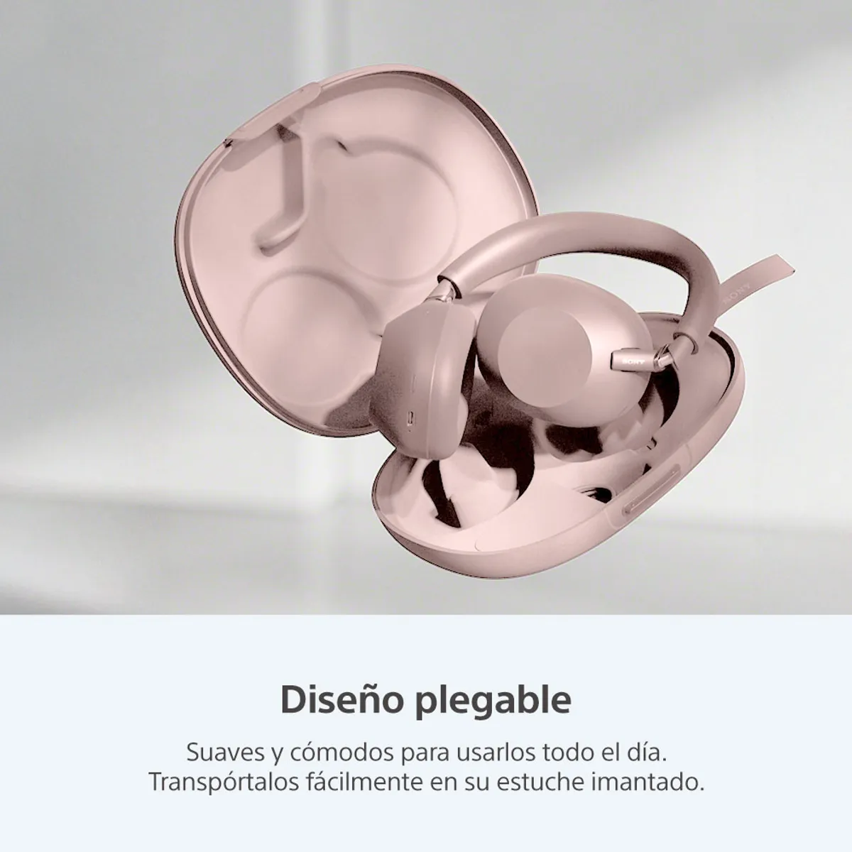 SONY - Audífonos inalámbricos con noise cancelling WH-1000XM6 Rosa