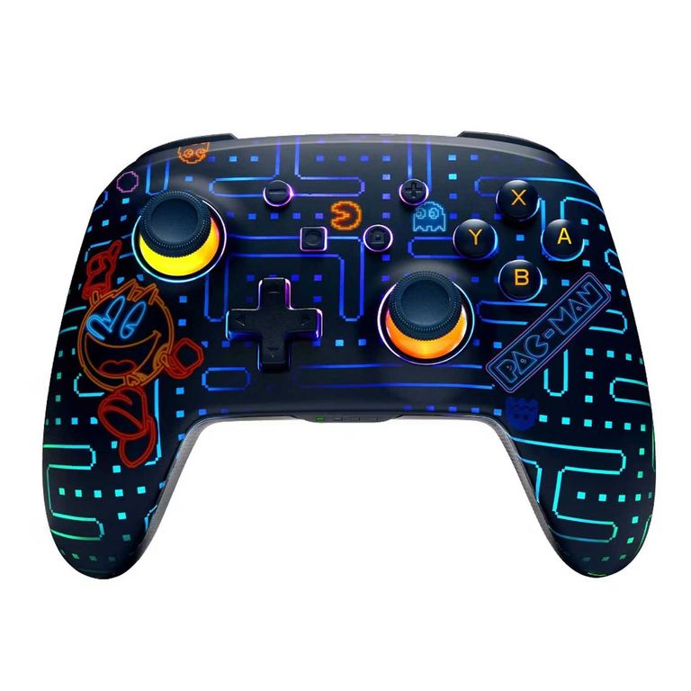 POWERA Control Inalámbrico Lumectra Pac-Man Neon Arcade para Nintendo Switch