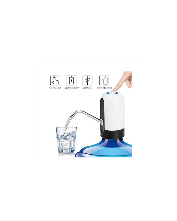 GENERICO Dispensador De Agua Eléctrico Automático Recargable Por USB