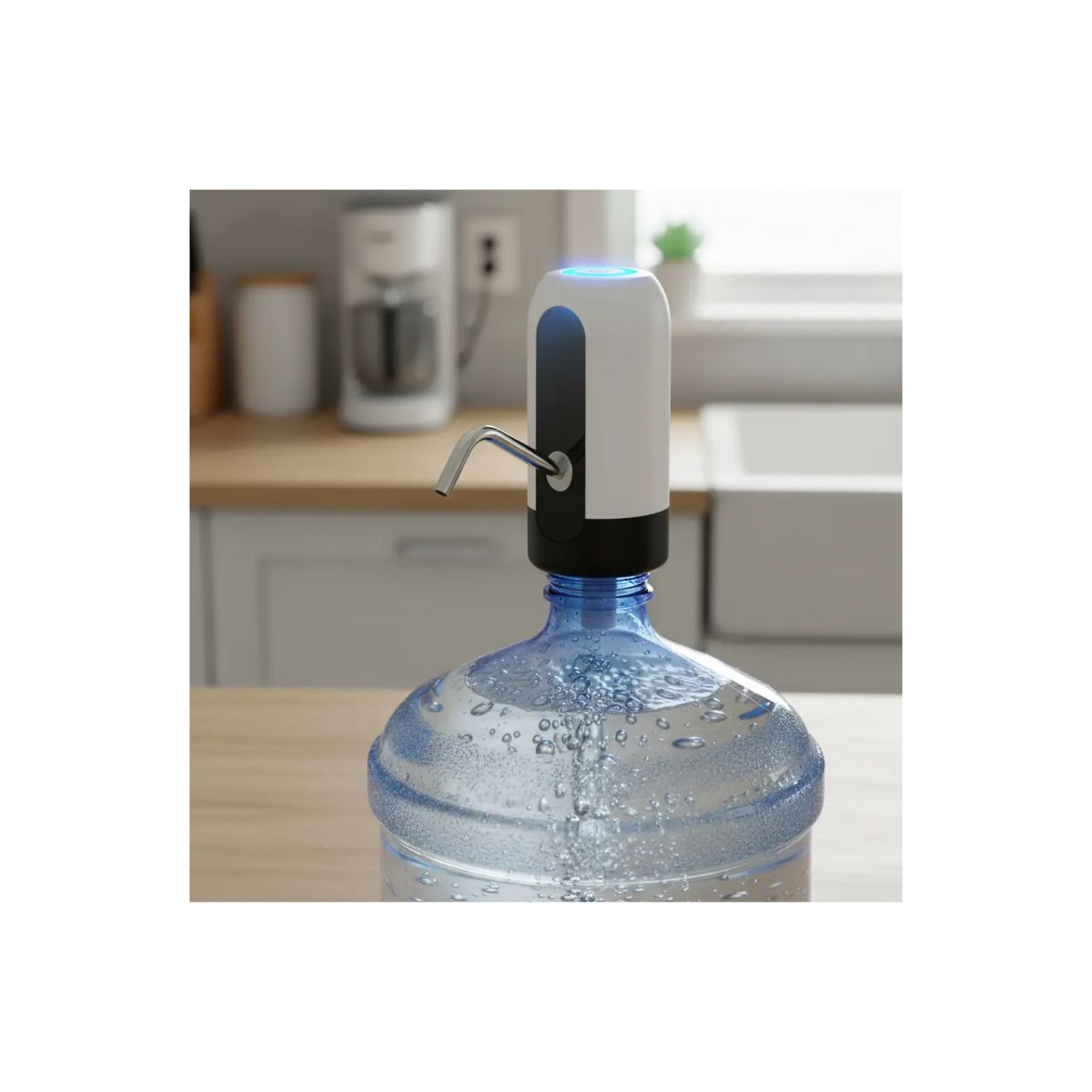 GENERICO - Dispensador De Agua Eléctrico Automático Recargable Por USB