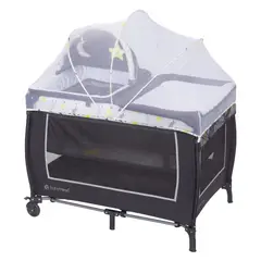BABY TREND - Cuna Corral Lil' Snooze Deluxe II Moon con Moisés y Mudador