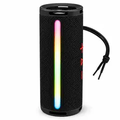 AUDIO PRO - Parlante Portátil Bluetooth TWS Iluminación RGB 10W Negro 12Hr