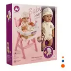 GENERICO - Juguete Silla De Comer Infantil Muñeca Incluida