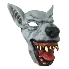 GENERICO - MASCARA LATEX HOMBRE LOBO 12 X1 UNI