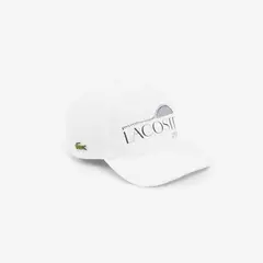 LACOSTE - Gorra Unisex Miami Open Edition Blanco