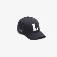 LACOSTE - Gorra Unisex Béisbol Con Bordado 3D Negro
