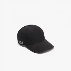 LACOSTE - Gorra Unisex Deportiva Tafetán Negro