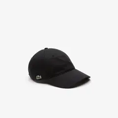 LACOSTE - Gorra Unisex De Sarga De Algodón Negro