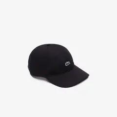LACOSTE - Gorra Unisex De Sarga De Algodón Negro