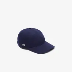 LACOSTE - Gorra Unisex De Sarga De Algodón Azul