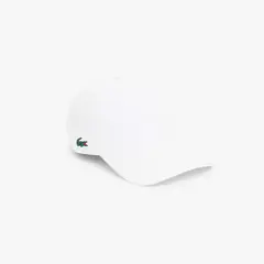 LACOSTE - Gorra Unisex Deportiva Tafetán Blanco