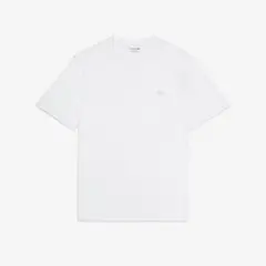 LACOSTE - Polera Hombre De Interlock De Algodón Blanco