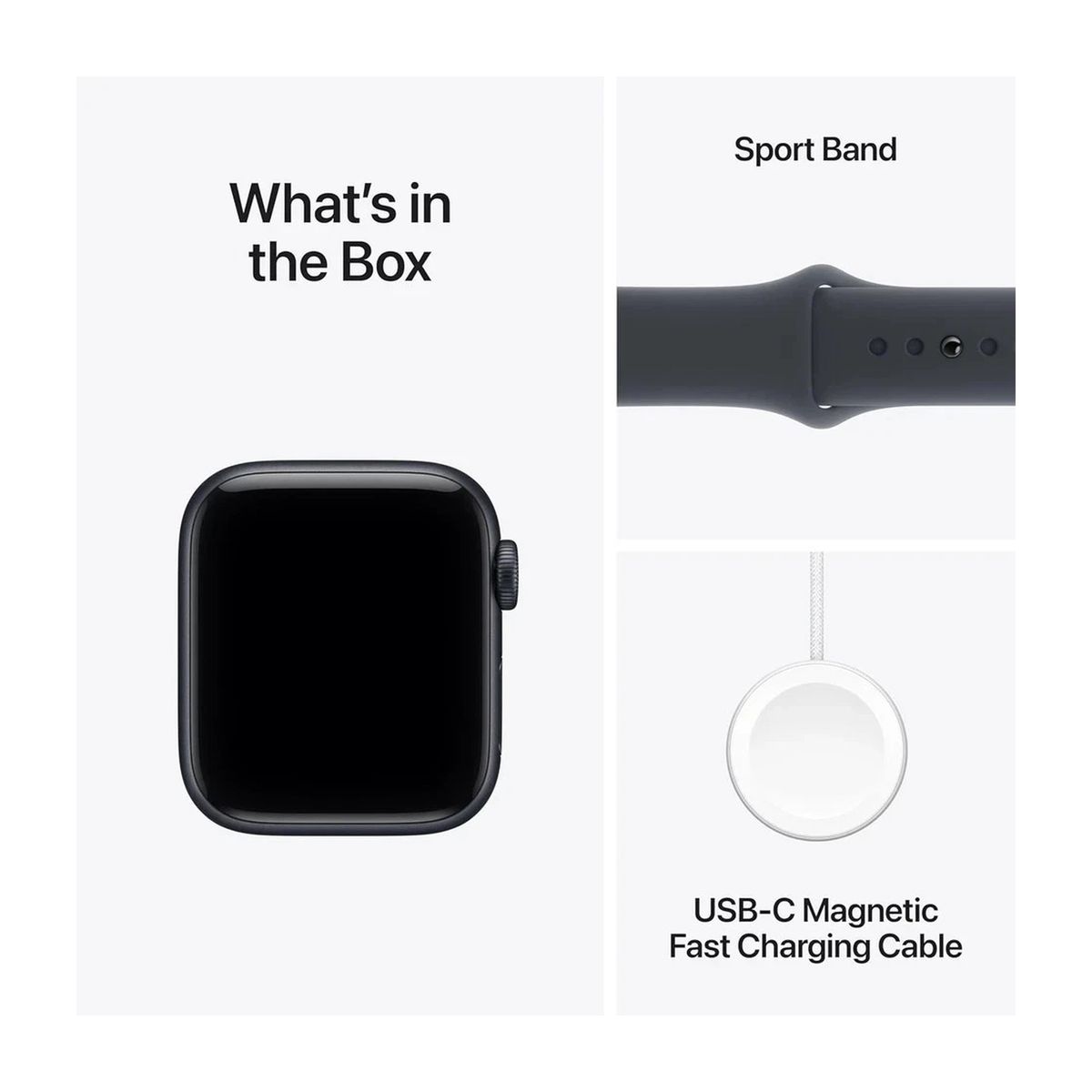 APPLE - SMARTWATCH APPLE WATCH SE (3RA GEN) 40MM SPORT BAND MIDNIGHT  NEW
