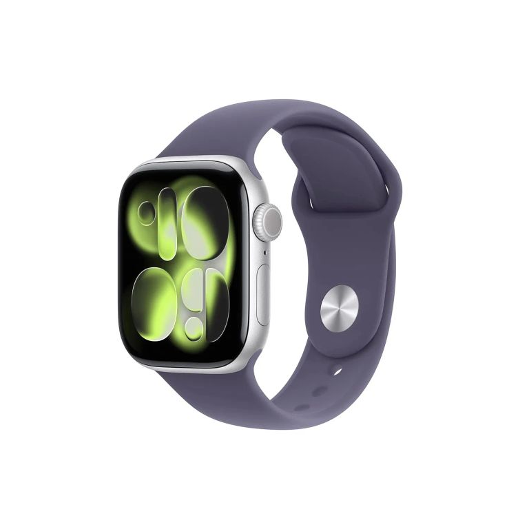 SMARTWATCH WATCH SERIE 11 (GPS) 42MM CASE SILVER SPORT BAND PURPLE