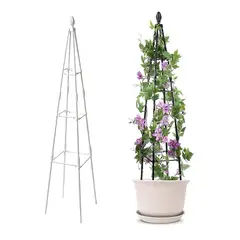 ATURE - Soporte Tutor Plantas Trepadoras Enredaderas Rosales 120cm Blanco