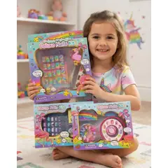 GENERICO - Juguete Set De Manicure Infantil Uñas Postizas Para Niñas