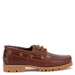 GUANTE - Mocasin de cuero hombre chocolate Varsovia