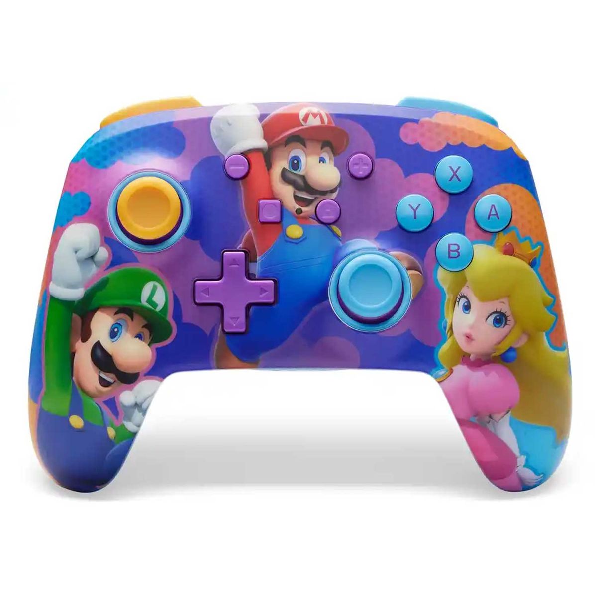 POWERA - Control Inalámbrico PowerA Enhanced Super Mario Bros. Splash Heroes Nintendo Switch