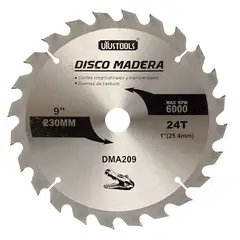 UYUSTOOL - DISCO SIERRA 9" x 24 dtes MADERA UYUSTOOLS
