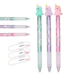 DEPESCHE - Bolígrafo De Gel Borrable Con Tierna Figura Unicornio Ylvi