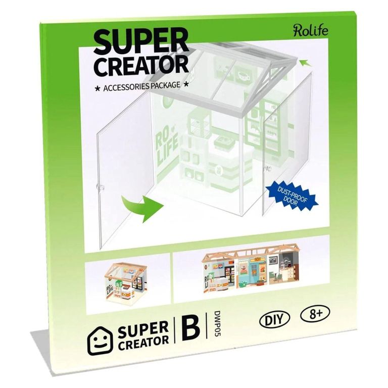 Kit De Puertas Transparentes Antipolvo Para Todas las Miniaturas