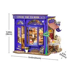 ROLIFE - Kit Para Armar Casa de té en miniatura
