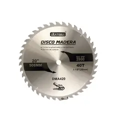 UYUSTOOL - Disco Sierra 20 Pulgadas 40 Dientes Madera Uyustools