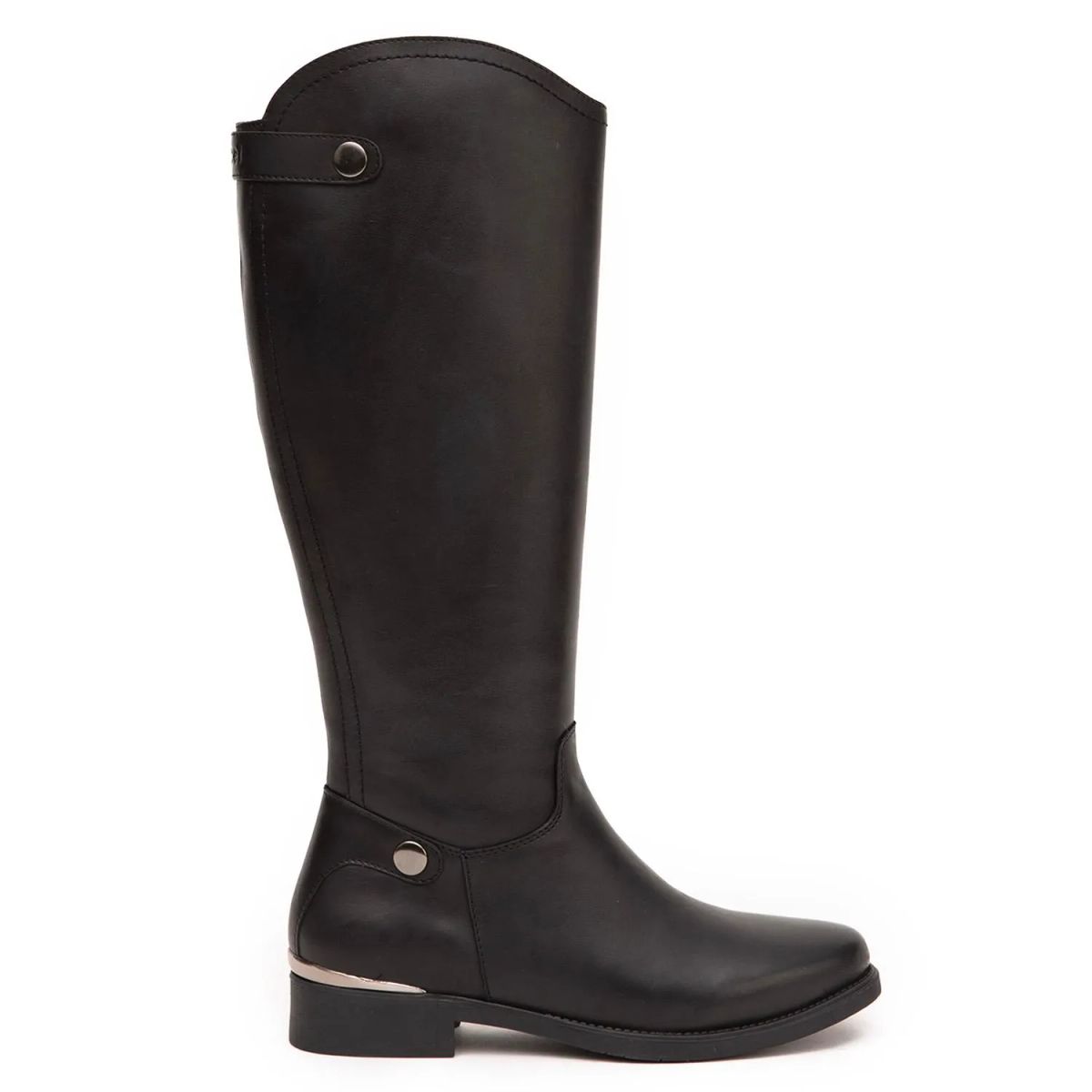 GACEL - Bota de cuero mujer Gacel negro Hortencia
