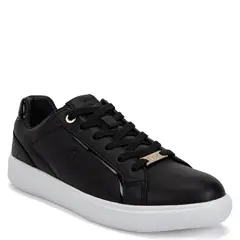 GACEL - Zapatilla de cuero mujer negro Rosalia 0660168