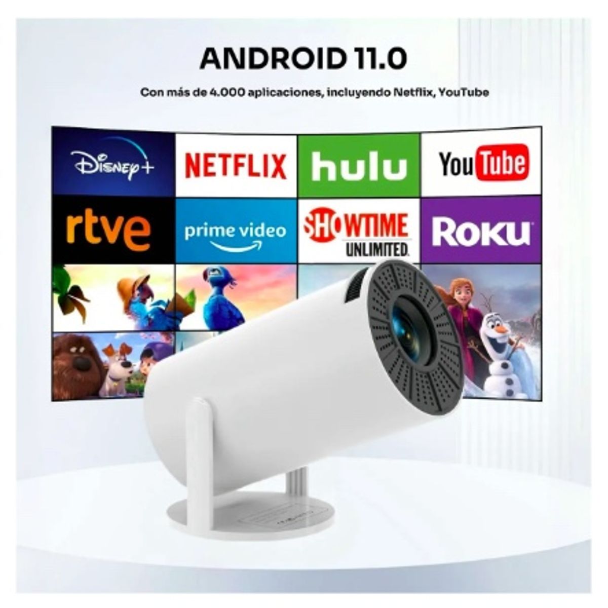 GENERICO - Proyector Portátil Led 4k Hd