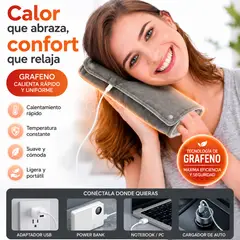 GENERICO - Almohadilla Térmica Multifuncional USB Alivia el frío con Temperatura Constante