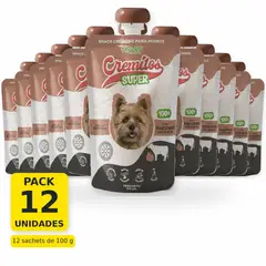 TOP K9 - Cremitos Super Topk9 sabor Vacunocalabaza 12x100gr perro